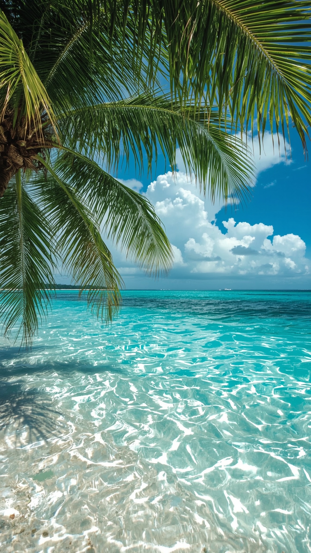 Beach with blue water